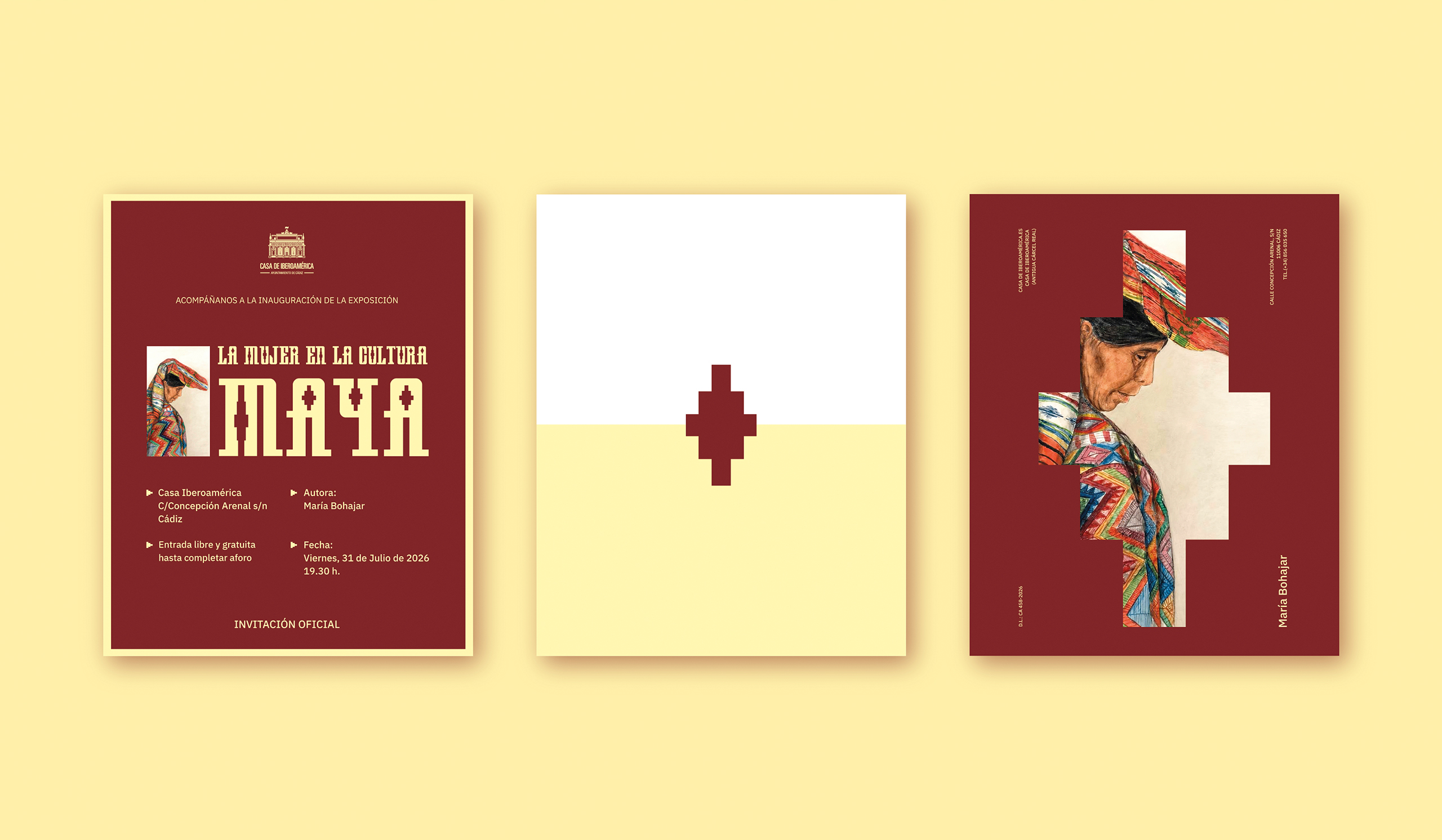 La Mujer en la cultura maya - diseño gráfico